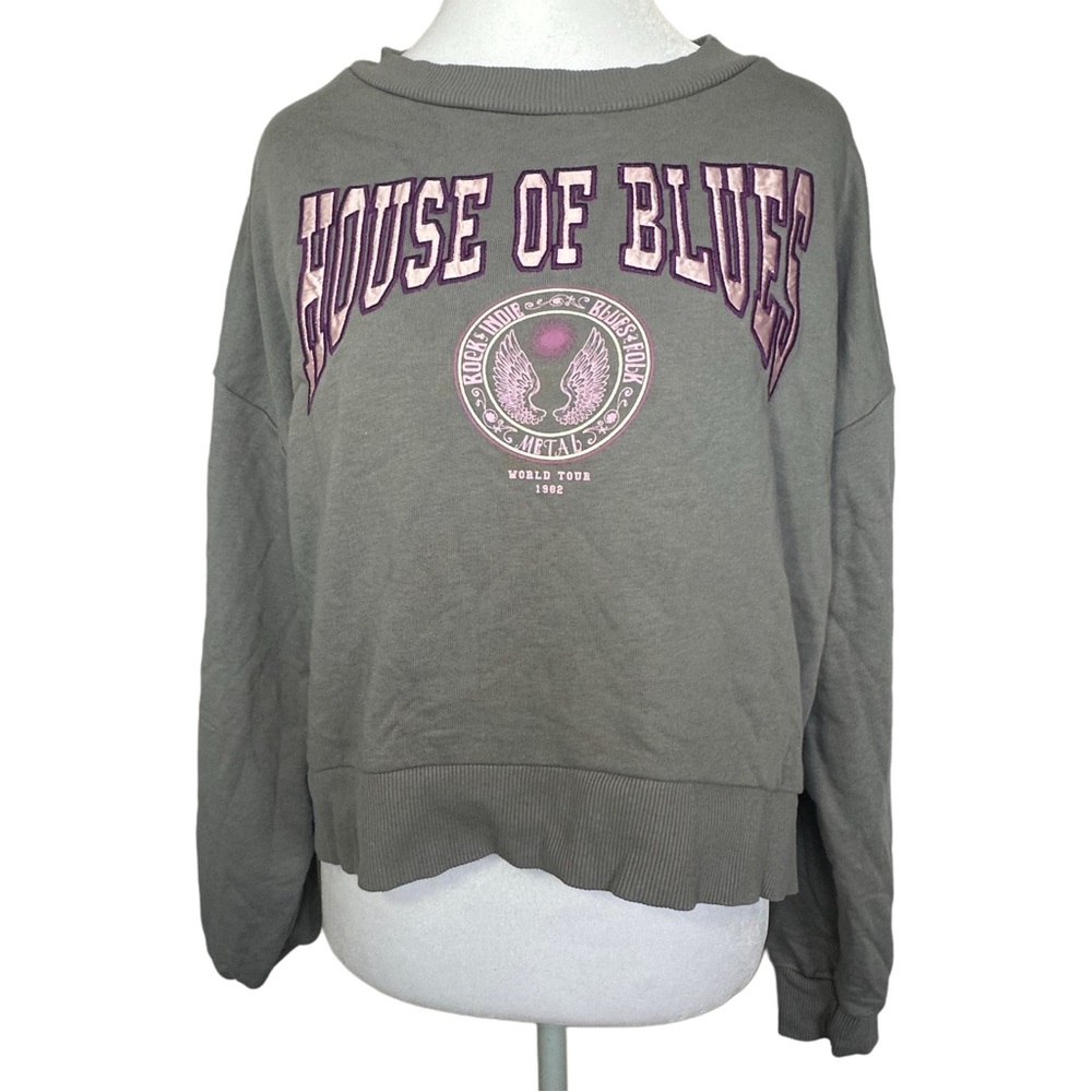 GLO Jeans Charcoal “House Of Blues” Sweatshirt